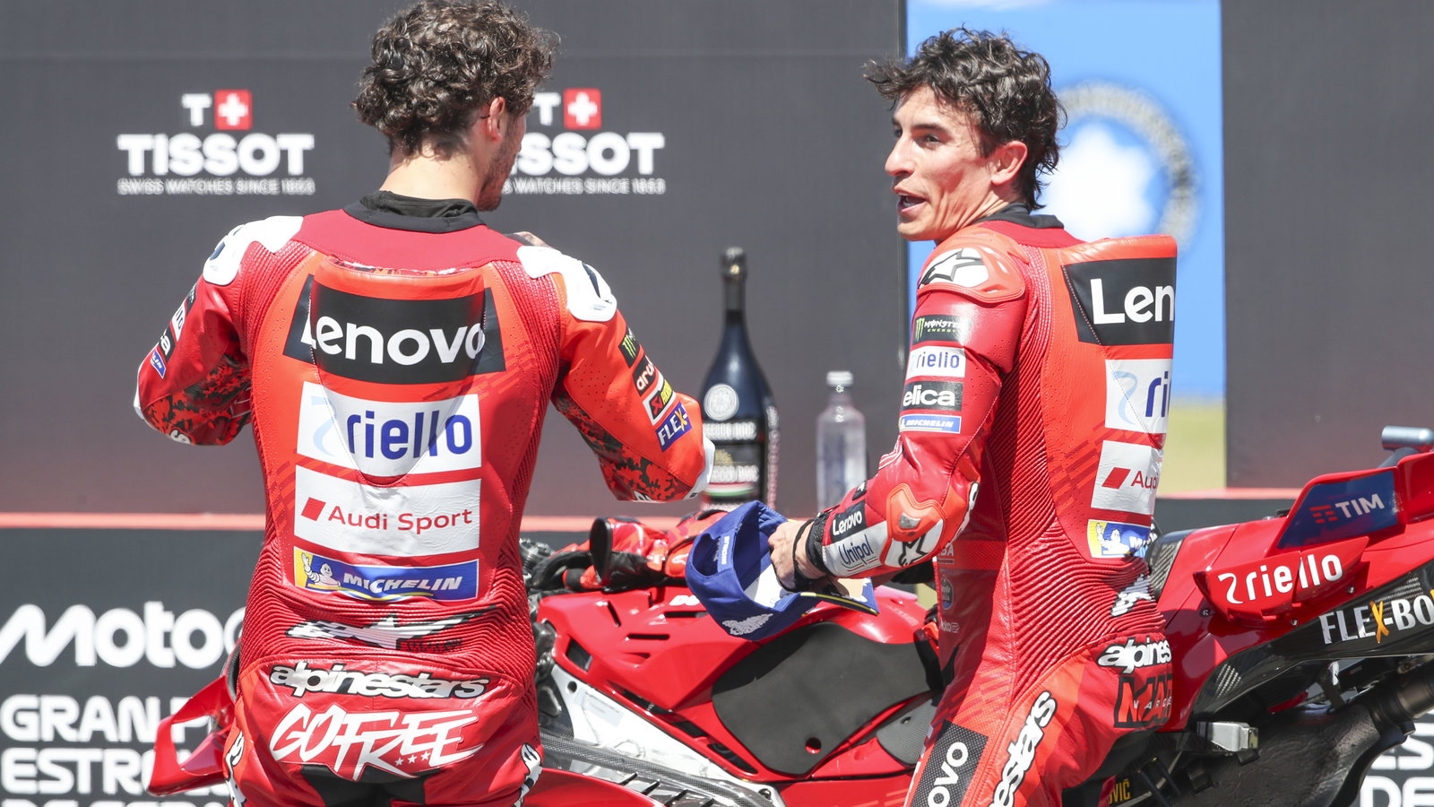 Pecco Bagnaia, Marc Marquez
